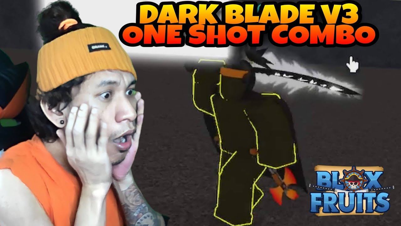 how to combo with dark blade blox fruits｜TikTok Search