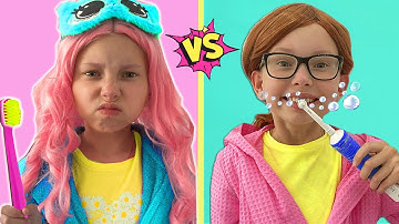 Alice and Stacy learn and develop good habits for kids. Useful video for kids.