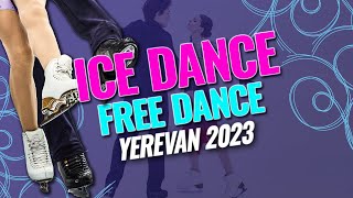 Junior Ice Dance Free Dance | Yerevan 2023 | #JGPFigure