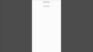 Flutter Speech to Text