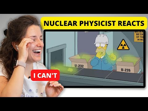 Nuclear Physicist Reacts to THE SIMPSONS - Homer eats URANIUM