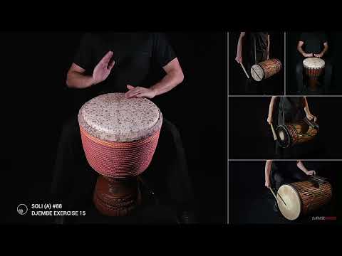 SOLI (A) - Djembe Exercise 15 | Learn Djembe + Dunun Online