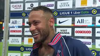 Neymar's PSG vs Lyon post-game interview