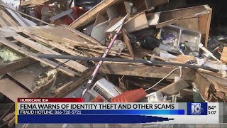 Fema warns of identity theft and other scams