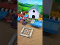mini tractor video | diy mini concrete bricks construction project | #shorts #youtubeshorts