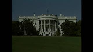 Footage of the White House and South Lawn on October 27, 1982