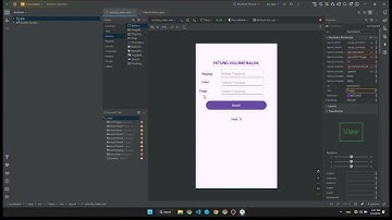 Tugas UTS Nurul Hasanah (42322007) membuat apk menghitung volume balok pada aplikasi android studio