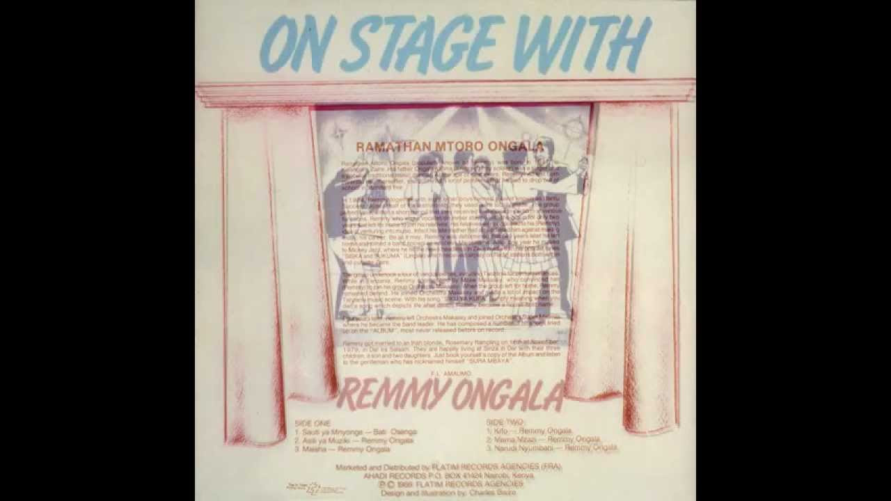 On Stage With Remmy Ongala  Orch Super Matimila 1988