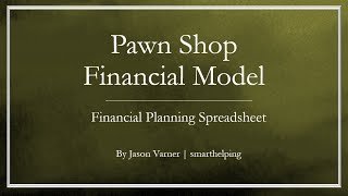 Economics of a Pawn Shop: 5-Year Financial Model