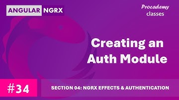 #34 Laten we een authenticatiemodule maken voor authenticatie | Statusbeheer in Angular met NgRX