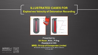 Illustrated Cases for Explosives Velocity of Detonation Recording