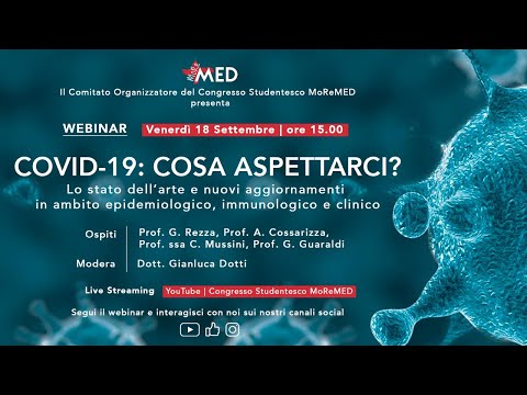 Webinar | COVID-19: Cosa aspettarci?