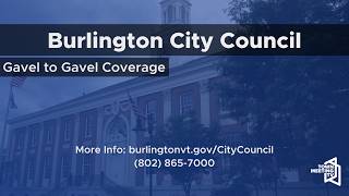 Burlington City Council - 8/3/2026