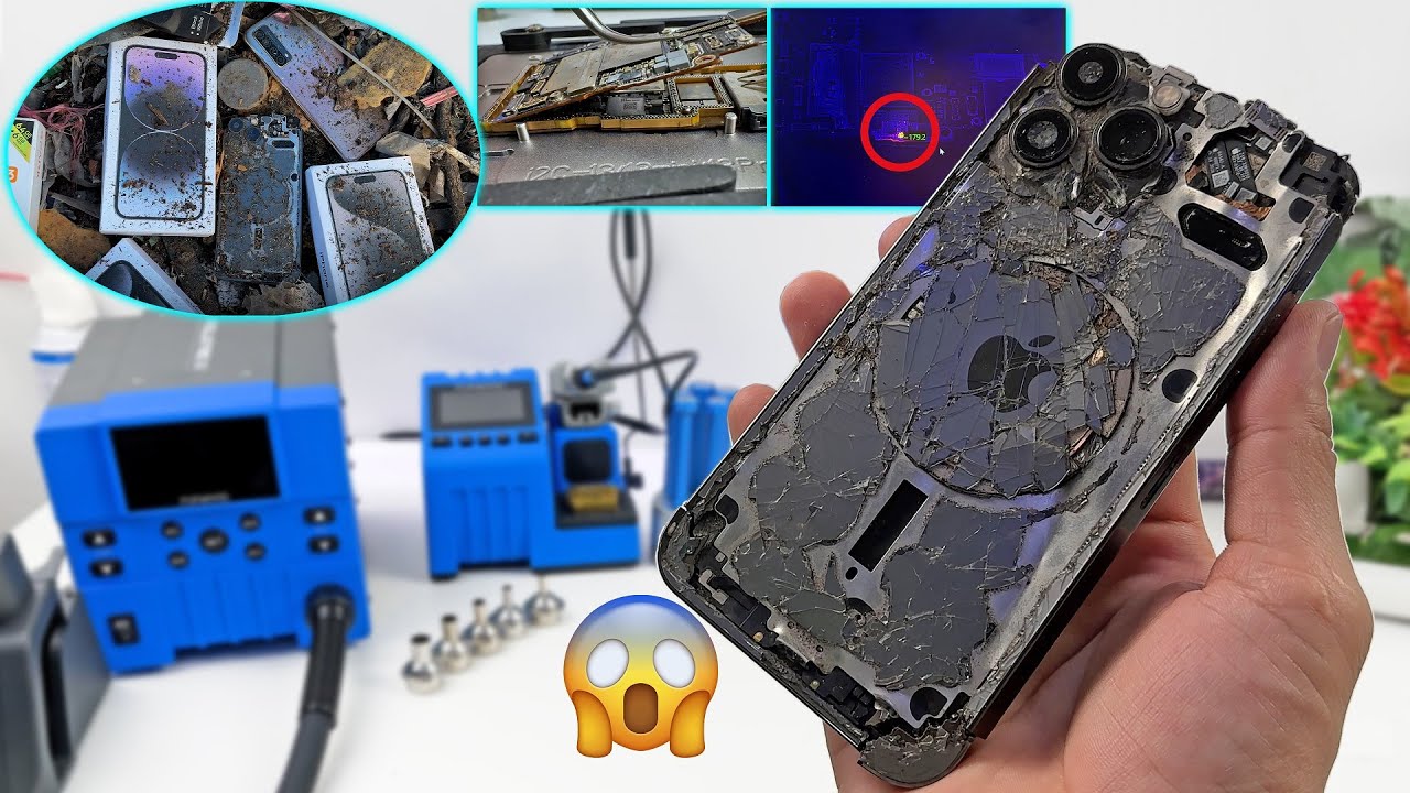 How i Restore Destroyed iPhone 13 Pro Max with New Set Motherboard ...