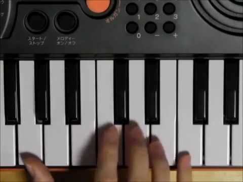 西野カナ   Dear Bride 　サビだけ　一番簡単なキー（Ｃのキー）で演奏 　右手ピアノ　How to Play Piano （right hand）