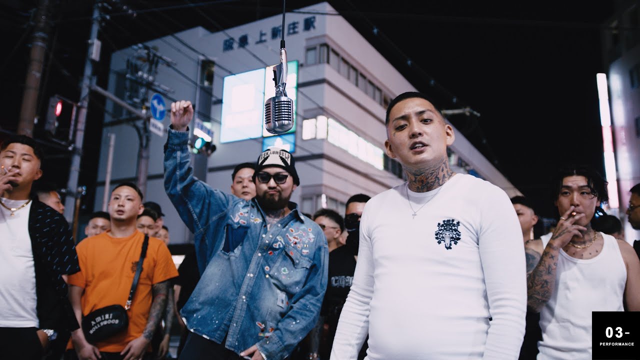YOU THUG & Lil Gori - Kamishin Ghetto | 03- Performance | From Osaka | Prod by FEZ BEATZ & 3chan