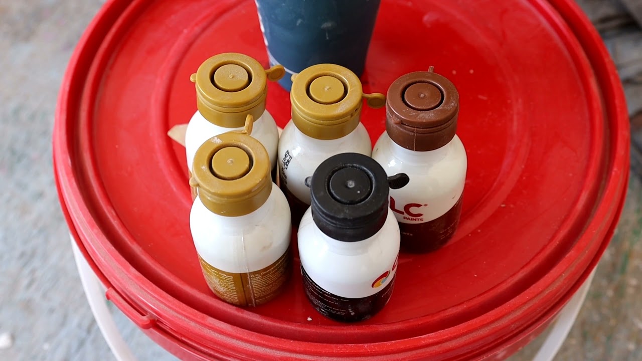 تركيب اللون الفانيلا لاتيه اللون الاكثر طلبا ودرجاته من الفاتح الي الغامق