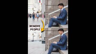 Remove People in Photoshop (No Patch Tool, No Clone Stamp!) 🤯 | Camera Raw Trick #photoshop #short