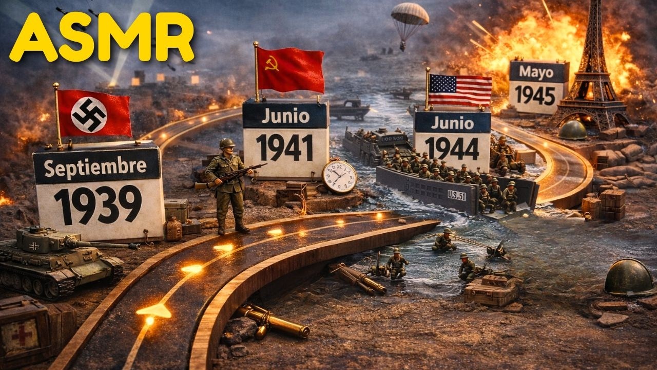 ASMR | Línea de Tiempo de la II Guerra Mundial: Momentos Clave