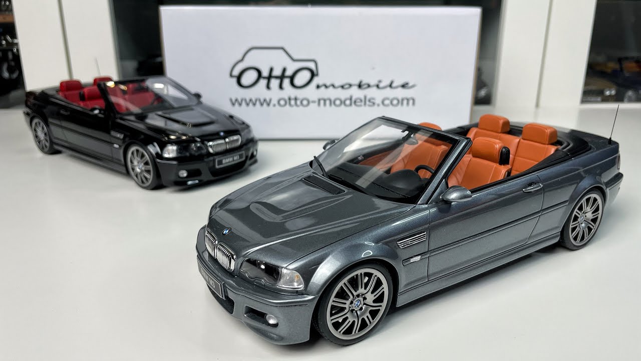 1:18 BMW M3 E46 Convertible (grey) - Ottomobile [Unboxing] 