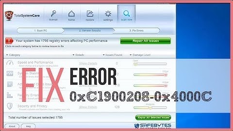 How to Repair Windows 10 Upgrade Error Code 0xC1900208 – 0x4000C UPDATED