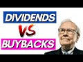 Warren Buffett on DIVIDENDS vs. SHARE REPURCHASES (2004)