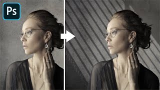 How to Add Light and Shadows Window Overlays to the Photo in Photoshop