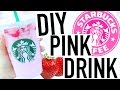 DIY STARBUCKS PINK DRINK! Coffee Free Refresher!