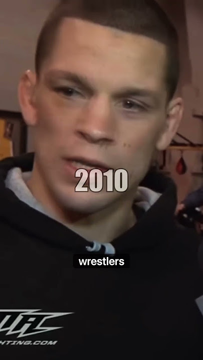 Nate Diaz speaking English in the past vs NOW…😅 #mma