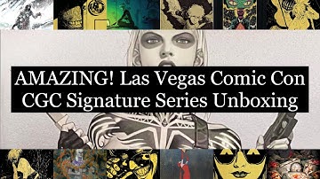 Mail Call Unboxing - "AMAZING! Las Vegas Comic Con CGC Signature Series Unboxing"