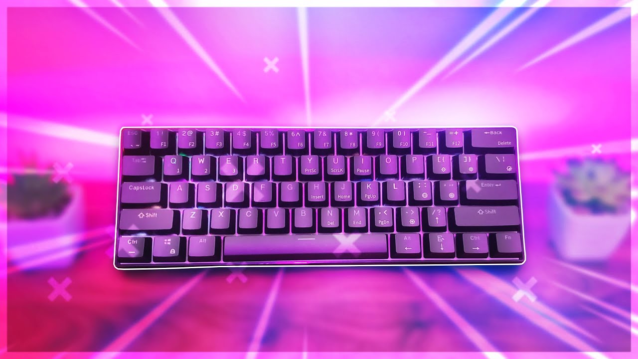 The Best 60% Mechanical Gaming Keyboard Affordable  Royal Kludge RK61  #keyboard #gaming #setup #pc 