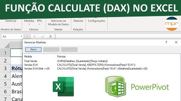 Função CALCULATE (DAX) no Excel com Power Pivot