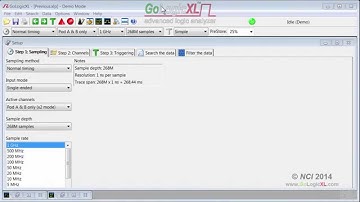 Logic Analyzer GoLogicXL: Project files (get started #05)