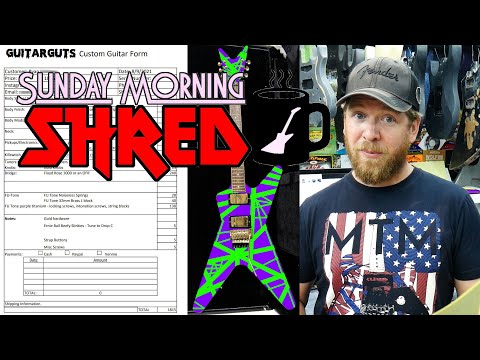 GUITARS that I NEVER got to build || Sunday Morning Shred 7-24-2022| Dean ML | LTD KH | Hetfield V