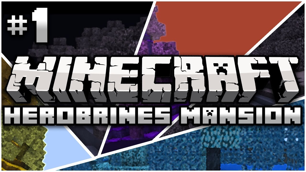 Minecraft: Herobrine's Mansion Part 1 - The Journey Begins! - YouTube