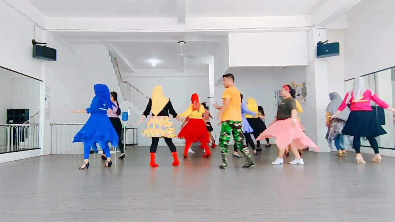 Mesin Waktu Line Dance / Choreo by Roosamekto Mamek (INA) / Demo by 7 Gym & Studio Palembang