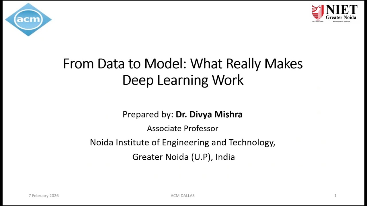 ACM Dallas February 2026 Lighting Talk