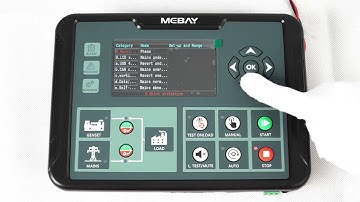 How to Set Main Phases on Mebay Generator Controller DC90D