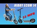 Hiboy Ecom 14 - 22 MPH Seated Electric Scooter With Basket (E-Scooter For Adults 2022 New Release)