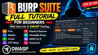 Burp Suite Full Tutorial for Beginners 🔥| Web Security & OWASP Testing | Ethical Hacking