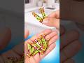 DIY Miniature Granola Bars That Look 100% Real! #shorts #diy #miniature #crafts #barbie