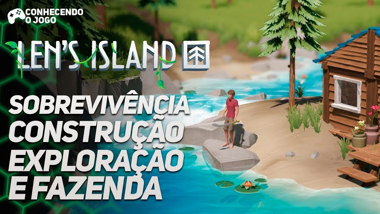 NOVO JOGO DE SOBREVIVÊNCIA NA ILHA - Len's Island 