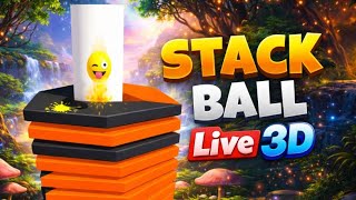 Stack Ball Drop Chaos 3D Level 24046| Ultimate Helix Tower Crash Gameplay With No Fail Run 🚀 screenshot 5