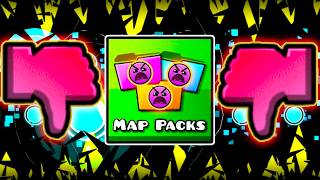My HONEST Thoughts on the Map Packs... | Geometry Dash