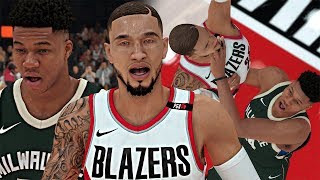 NBA 2K19 MyCAREER - GIANNIS 41PTS IN 1ST HALF! Dunked On The Greek Freak!! screenshot 5