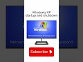 Microsoft Windows XP startup and shutdown sound #shortsvideo #shorts #tech #microsoft #windows