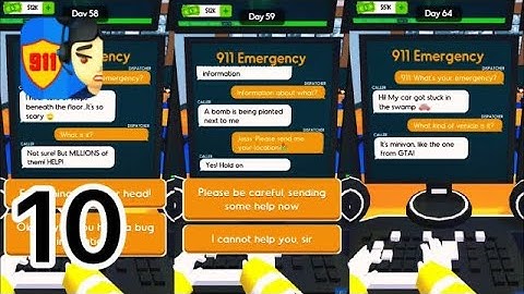 911 Emergency Dispatcher Game - Send the HELP needed NOW! Gameplay Day 58 - 64 (IOS/Android)