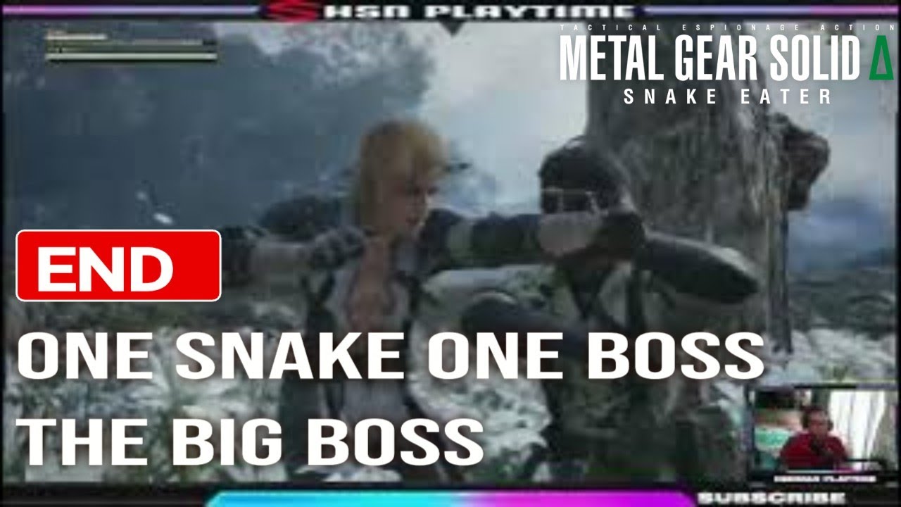Metal Gear Solid Delta Ending Part 12 The Boss Epic Battle - YouTube