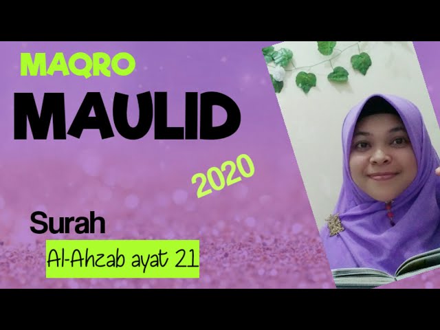 MAQRO MAULID SURAH AL AHZAB AYAT 21-27, ZIKRIATUL MAHMUDAH, S. Pd class=