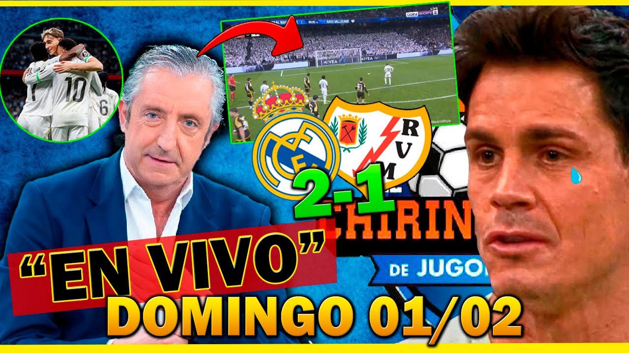 🔴EL CH1RINGUIT0 EN VIVO DE HOY - ¿ROBO EL REALMADRID al RAYO? POLEMICO ARBITRAJE| BARCELONA LIDER
